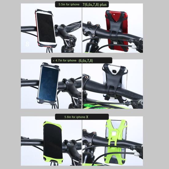 Fahrrad Handyhalterung Halterung Fahrrad Smartphone Design Rutschfest Ultraleicht Weich Elastisch Universal Silikon Motorrad
