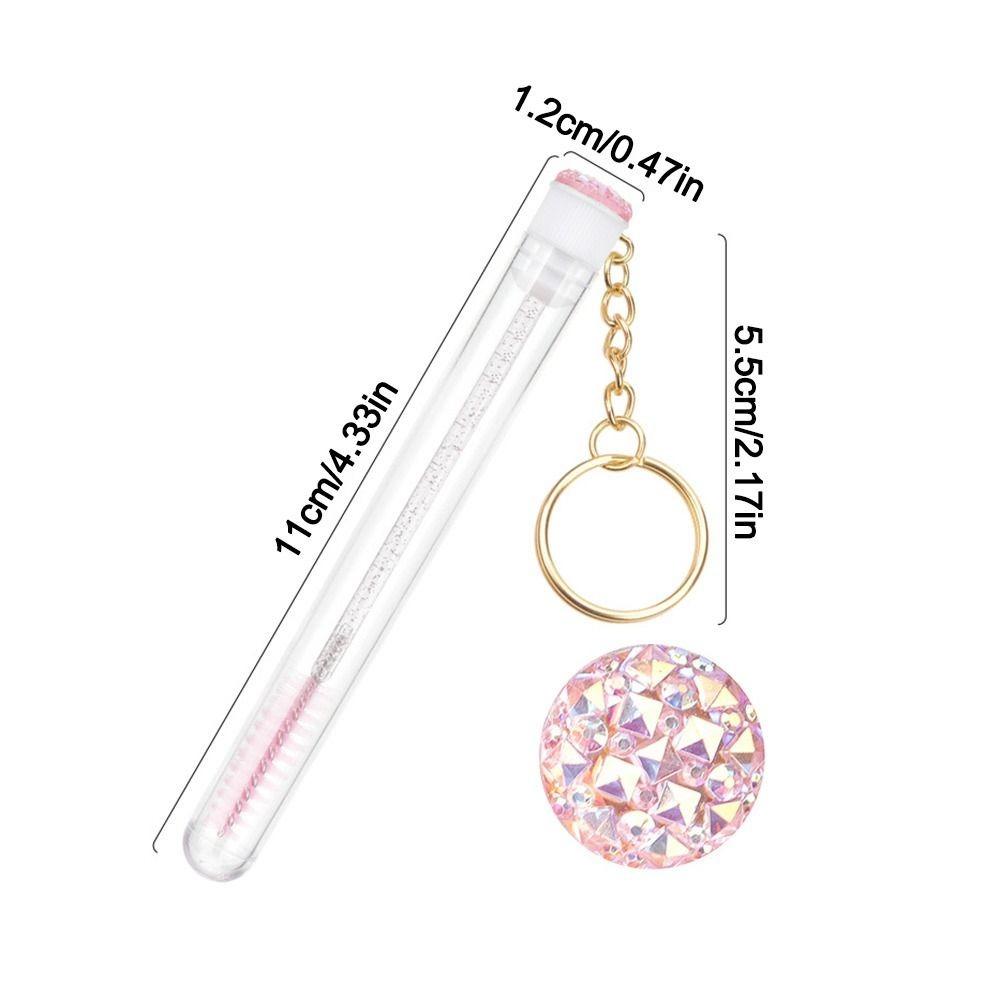 Reusable Lash Mascara Wands Sparkling Lash Spoolies Multi-Purpose Comb Brushes  Makeup Tools