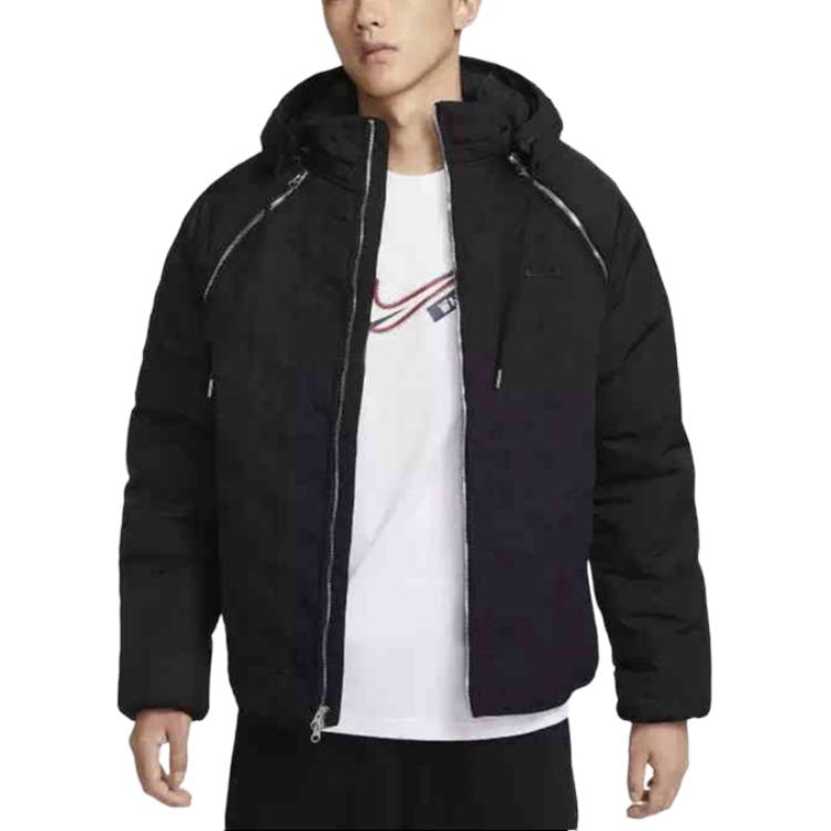 New Nike Puffer Jackets Men's Black FZ1033-010