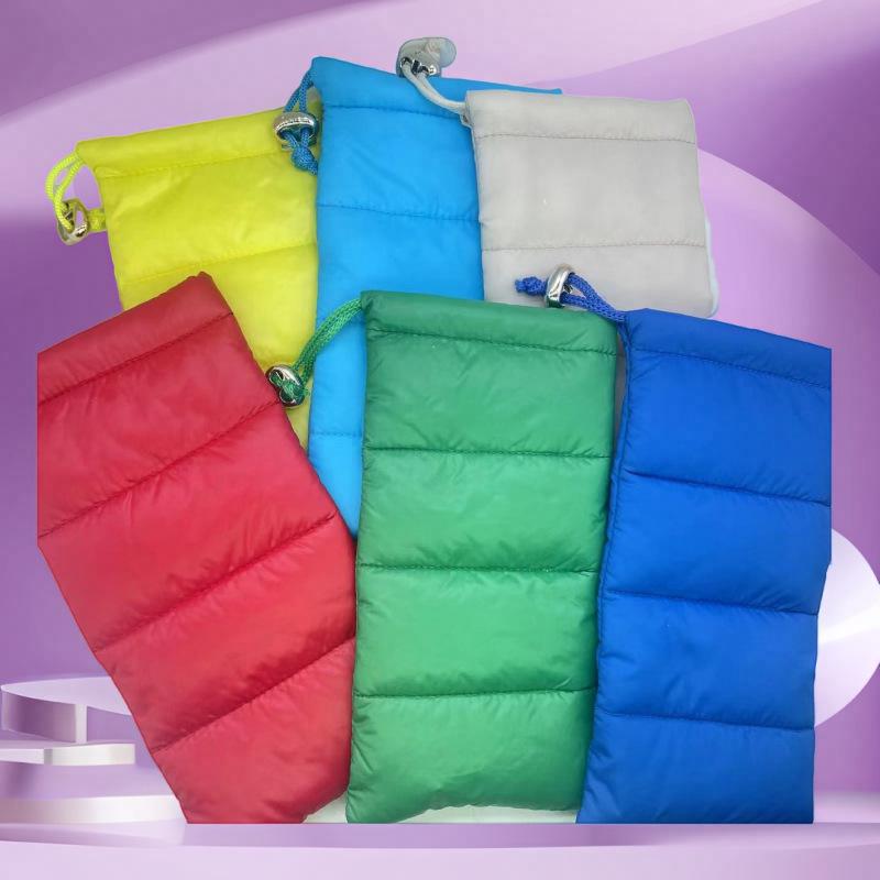 

Down Cotton Anti-Fall Glasses Storage Bag with Drawstring Closure 18x11 cm