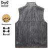 MiiOW Men's Warm Leather Vest