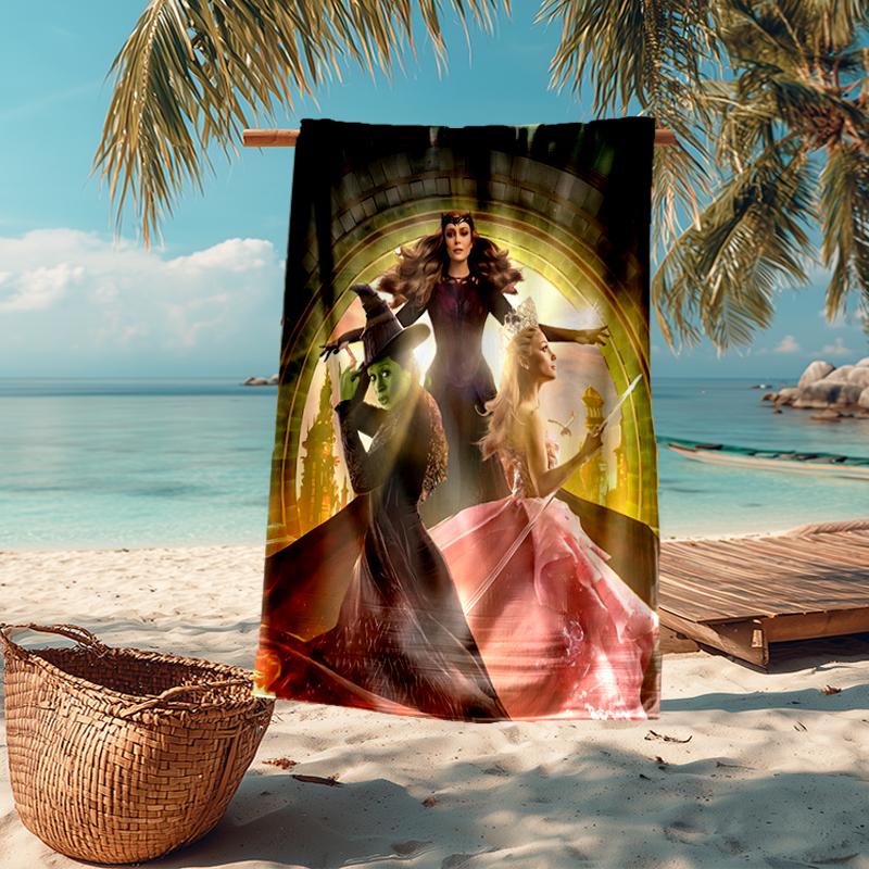 Wicked Fashion Beach Towel: Ideal for Summer Adventures Soft, Absorbent and Quick Drying Suitable for Swimming and Bathing
