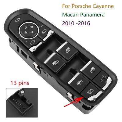 For Porsche Panamera Cayenne Macan 2010-2016 Front Left LHD Electric Master Window Switch Lifter Control Button Car Accessories