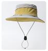 Spring and Summer Fisherman Hat Breathable Sun Shading UV Protection Large Brim Mountaineering Hat Quick Drying Fisherman Hat