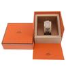HERMES Clipper Watches CL4.210 BrownDial Stainless Steel Quartz Analog display Women Used