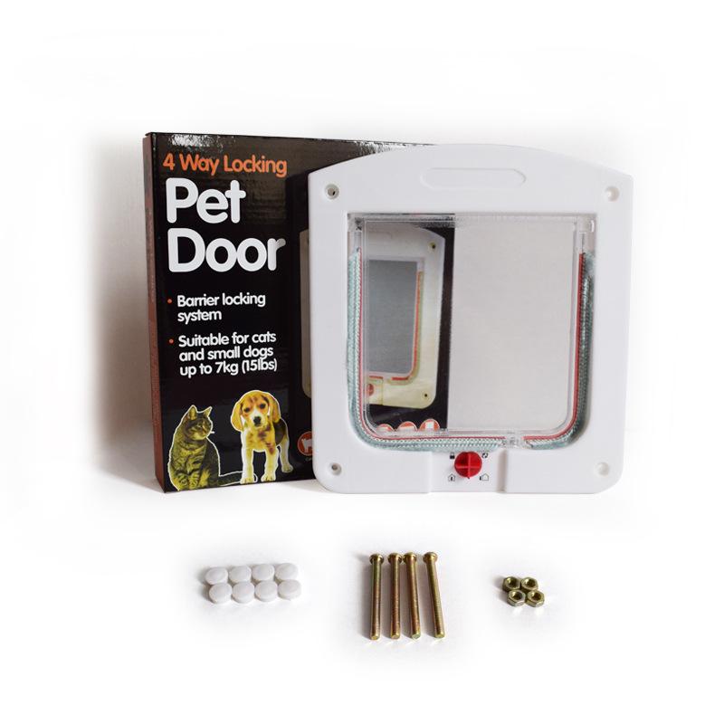 Dual-Purpose Pet Door for Cats & Dogs: Two-Way Entry & Exit Flap