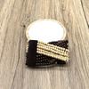 Bohemian mixed color popular elastic wood bead hand woven bracelet retro style women's bracelet