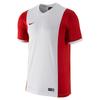T Shirts Men's White/Red V Neck Moderate 669796-106