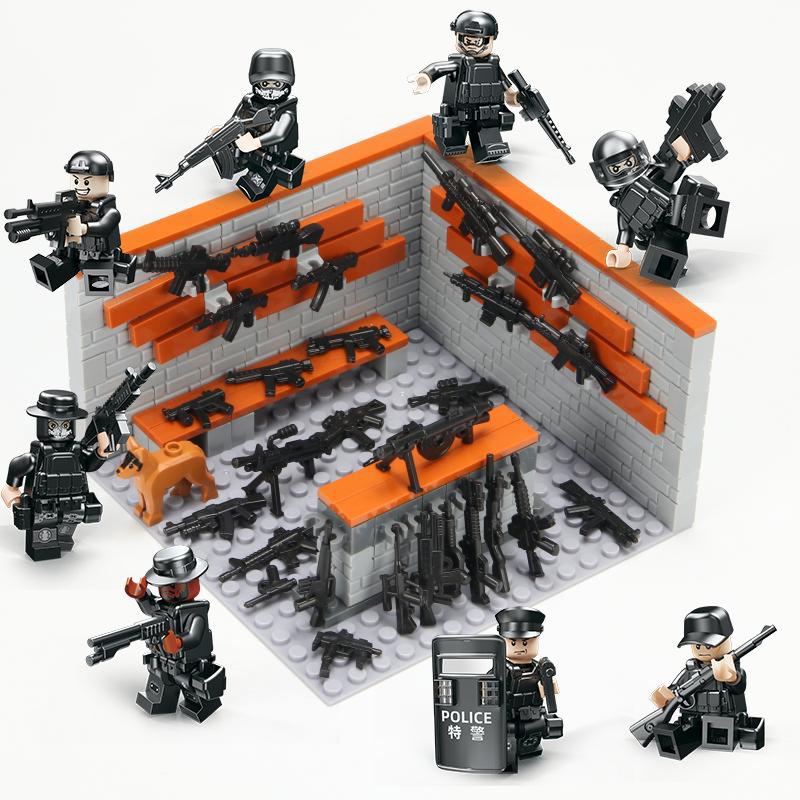 

Военная строительная кукла, специальная кукла, механическая сборная сцена арсенала, игрушка