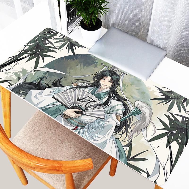 Hot Anime Mouse Pad kawaii Gaming Accessories Tian Guan Ci Fu Varmilo Keyboard Pad PC Computer Desk Mat Notbook Rubber Mousepad