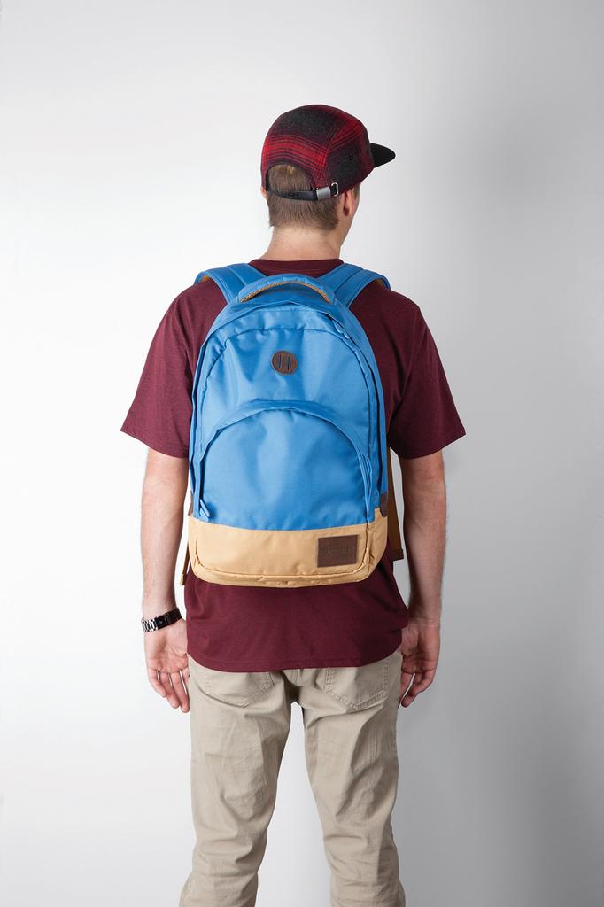 Nixon Grandview Backpack In Parisian Mustard Blue/Honey