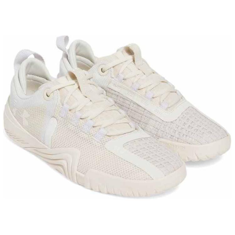 Under Armour TriBase Reign 6 Ivory Dune Men Sneakers Cream White-Quartz White 3027341-142