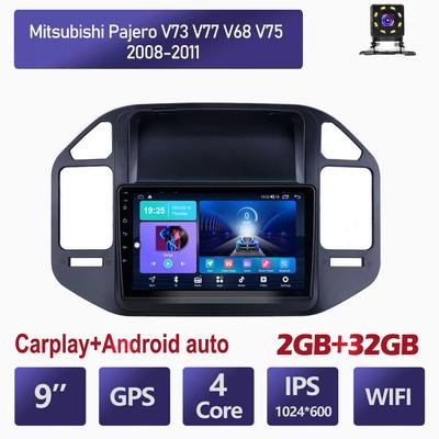 Car Radio Carplay For Mitsubishi Pajero V73 2008-2011 Car Multimedia Video Player GPS Navigation WIFI 2+32GB