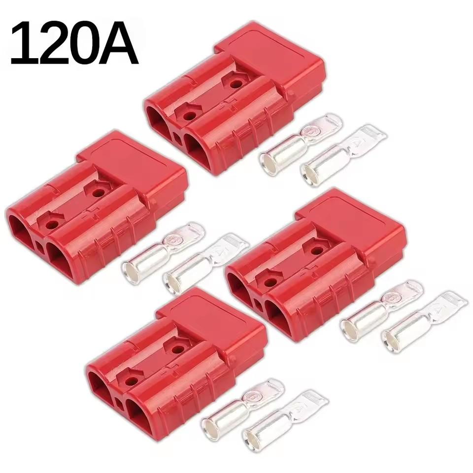 Forklift Battery Connector Plug 50A 120A 175A Quick Connect Disconnect Wire Harness Cable for Winch Trailer Trolling Motor Car