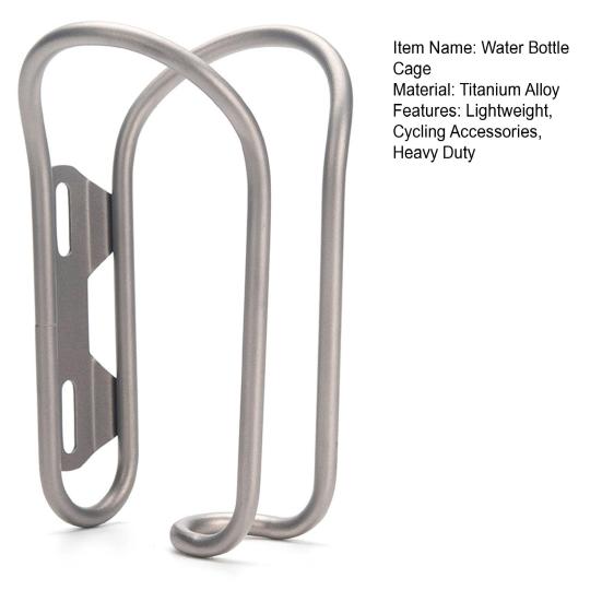 Bike Water Bottle Cage Lightweight Titanium Alloy Universal MTB Road Mountain Bicycle Water Cup Mount Holder Storage Rack Cycling Accessories