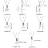 Convenient Glass Bottle Pendant Necklace Easy To Open and Carry Pendant Neckchain for Small Decorations and Fragrances