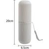 3 Pieces Toothbrush Toothpaste Holder Multi-Function Portable Toothbrushes Cover Toothpaste Holder