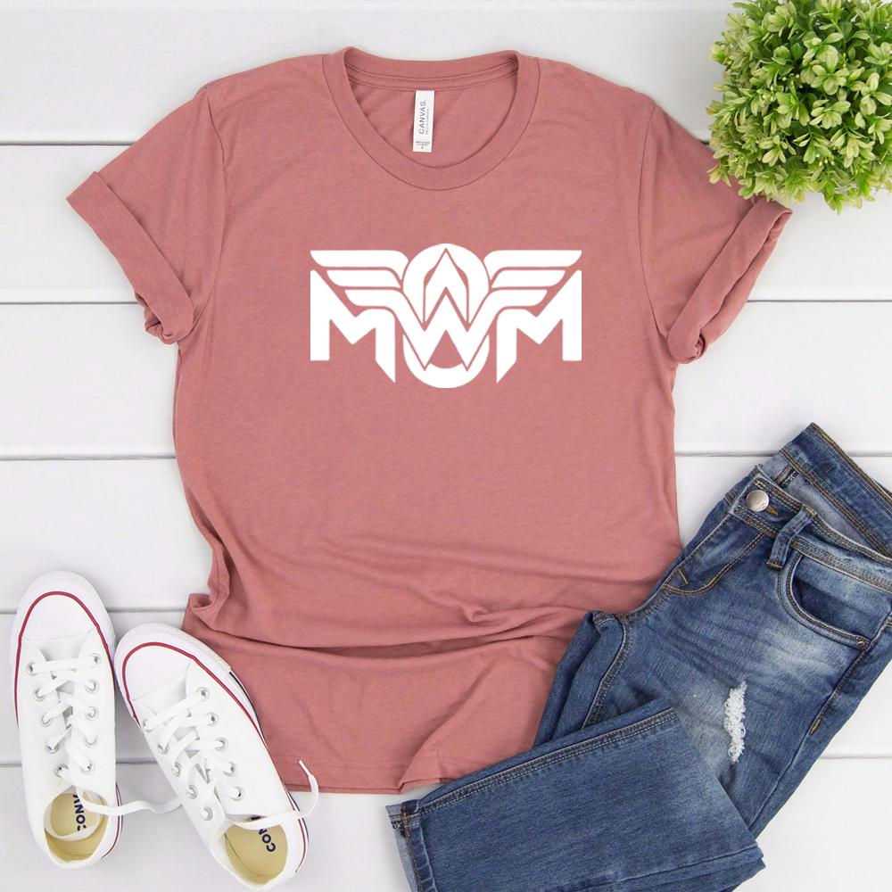 WonderWomen Tshirt Funny Mom Shirt Superhero Inspired Mom Life Shirt Mothers Day Shirt Vintage Harajuku Tops Gift for Mommy