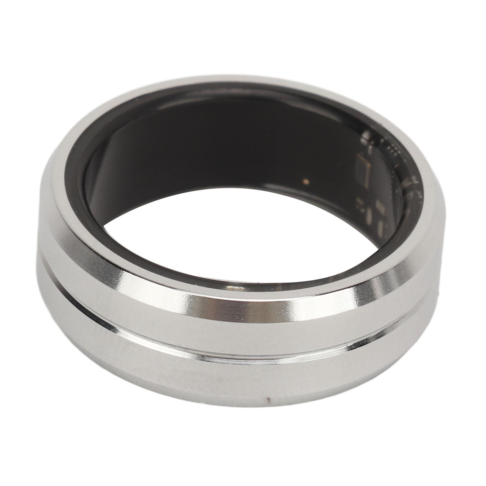 

Смарт-кольцо Серебряный IP68 Водонепроницаемый Шагомер Мониторинг сна Фитнес Дистанционное управление Фотосъемка 8 серебряный