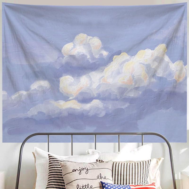 Oil Painting Scenery Tapestry For Boys Girls Adult Dorm Room Decoration Aesthetic Tapestry Wall Tapestry Soft Wall Hanging