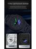 Sanda Octagonal Steel Band Multifunctional LED Light Watch for Men - TikTok Trendy Heartbeat Monitor Watch