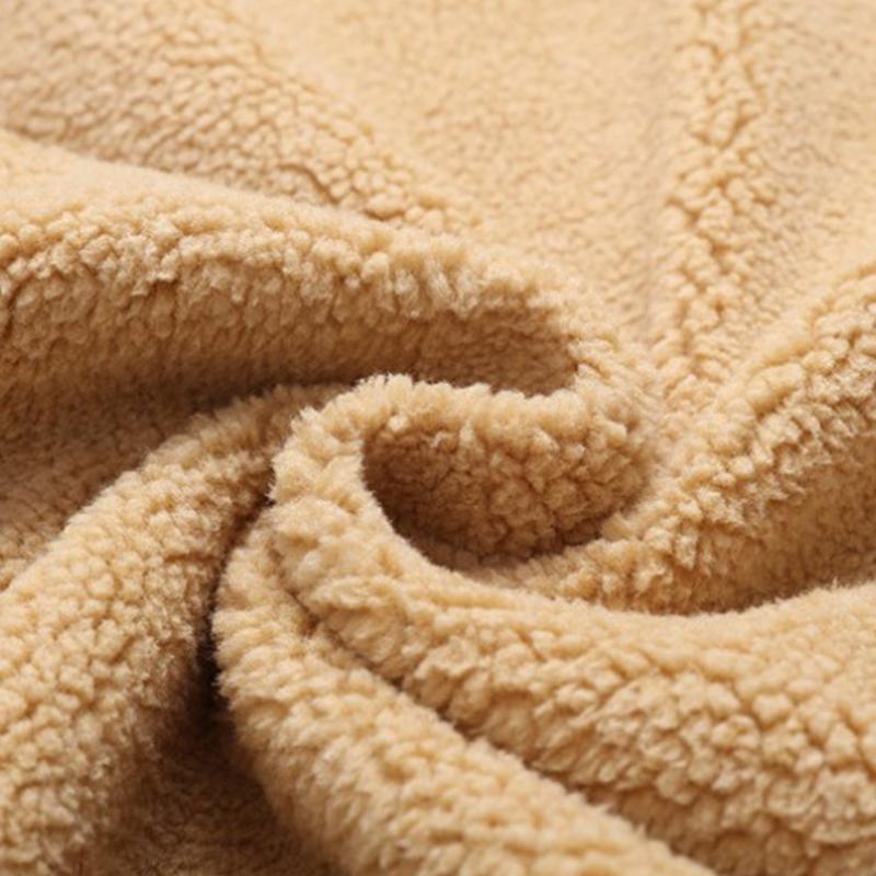 Men Autumnwinter Retro Plush Jacket Thickened Windproof Loose Comfortable Warm Fashionable Street Style Casual Work Jacket