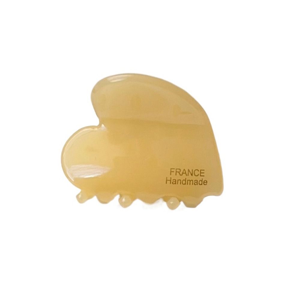 Side Clip Mini Hair Claw Acetic Acid Hair Grab Clip Retro Love Heart Hair Claw  Daily