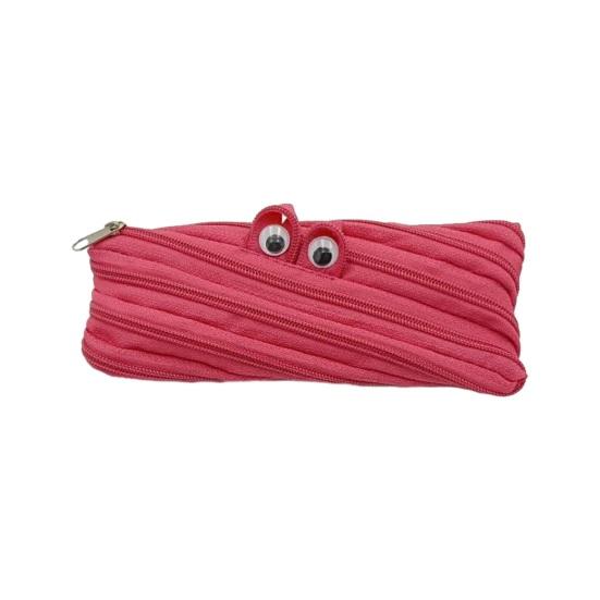 

Pencil Case Large Capacity Cartoon Shape One Zipper Stationery Holder Multifunctional School Supplies Organizer розы красного