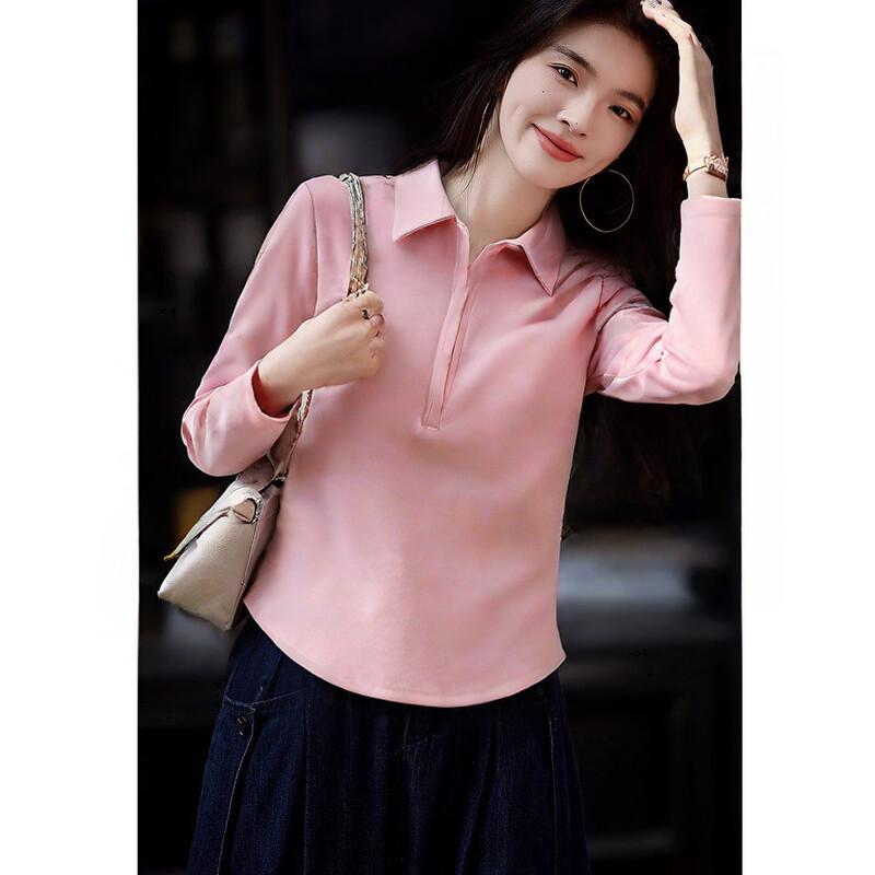 

Женская хлопковая футболка-поло Demana с молнией на половину S