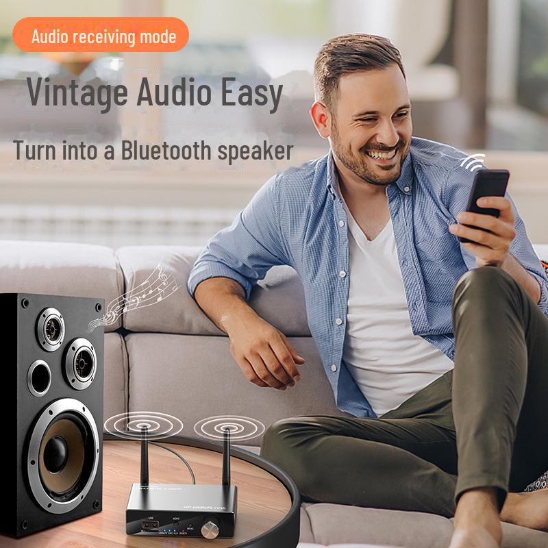 Bluetooth Audio Adapter mit optischem und koaxialem Wandler für analoge und digitale Verstärker
