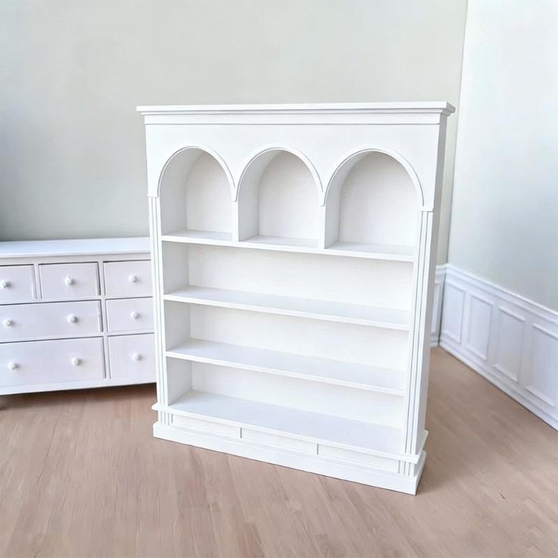 Multiuse Modern Display Shelf Model Figurine Miniature Furniture For 1:12 Scale Doll House Living Room Scene Settings