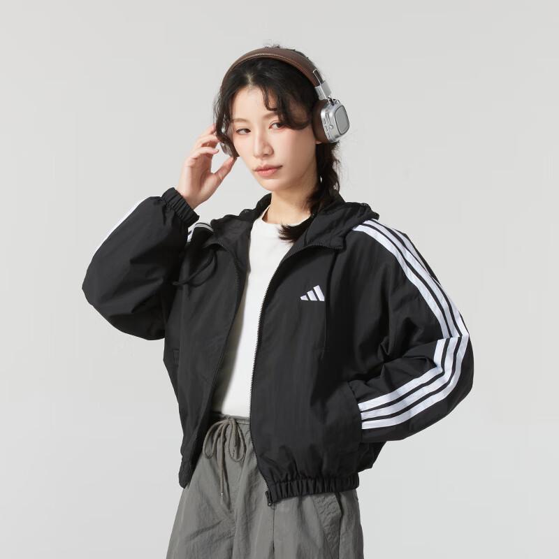 Adidas Women's Lifestyle Hooded Woven Jacket JZ2162