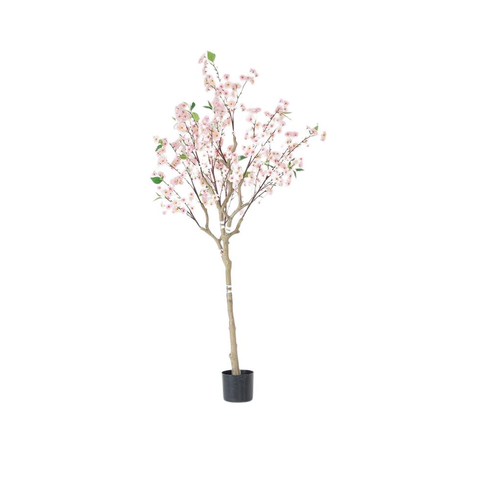 Tall Artificial Cherry Blossom Tree Lifelike Flowers Replica Artificial Plant Fake Cherry
