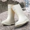 New medium tube rain shoes women's fashion adult outdoor non-slip waterproof shoes rainforest hiking rain boots