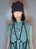 Eosseomnijeu Patchwork Hat_Ruffle_Black