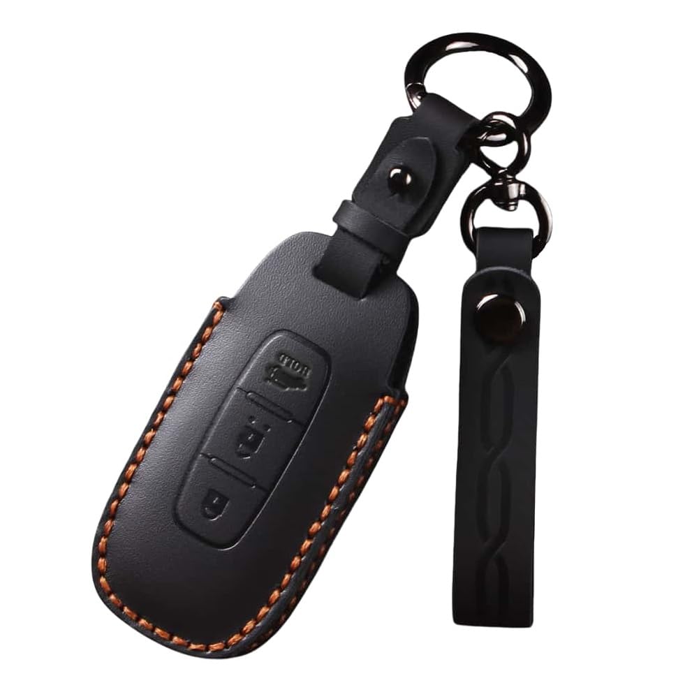 

ZANEKO Новый чехол для ключа X-Trail, совместимый с Nissan Aria Sakura, чехол для ключа New Serena 3 buttons чёрный