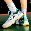 36-45unisex Sneakers Leather Badminton Shoes Anti-slip Table Tennis Shoes Breathable Tennis Sports Shoes