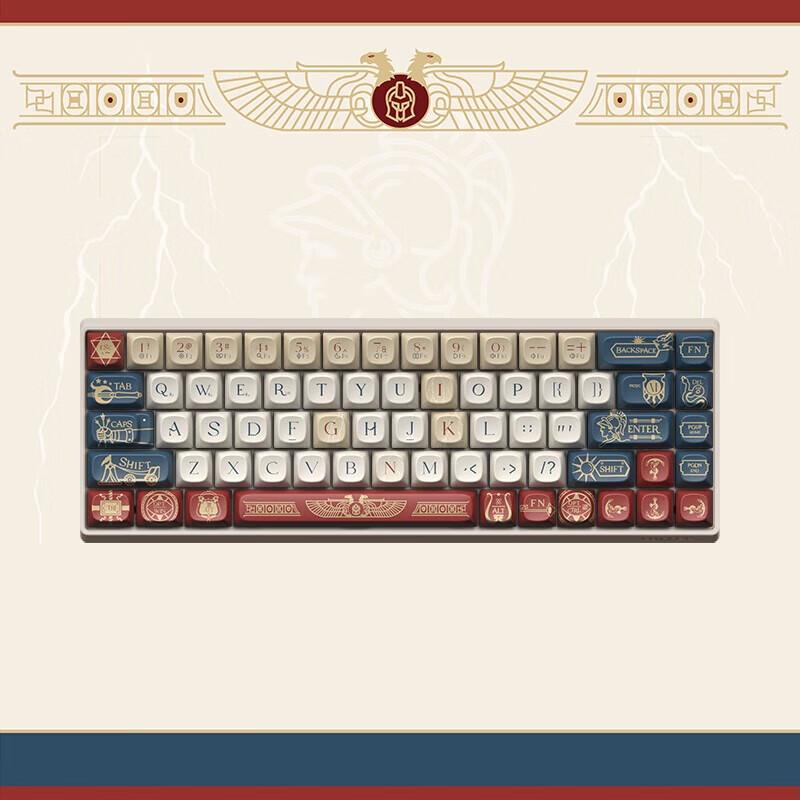 

LOFREE Warrior Theme 68-Key Three-Mode Mechanical Keyboard