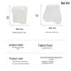 Tank & Wey Car Headrest Neck Pillows and Lumbar Support Cushions for Interior Decoration