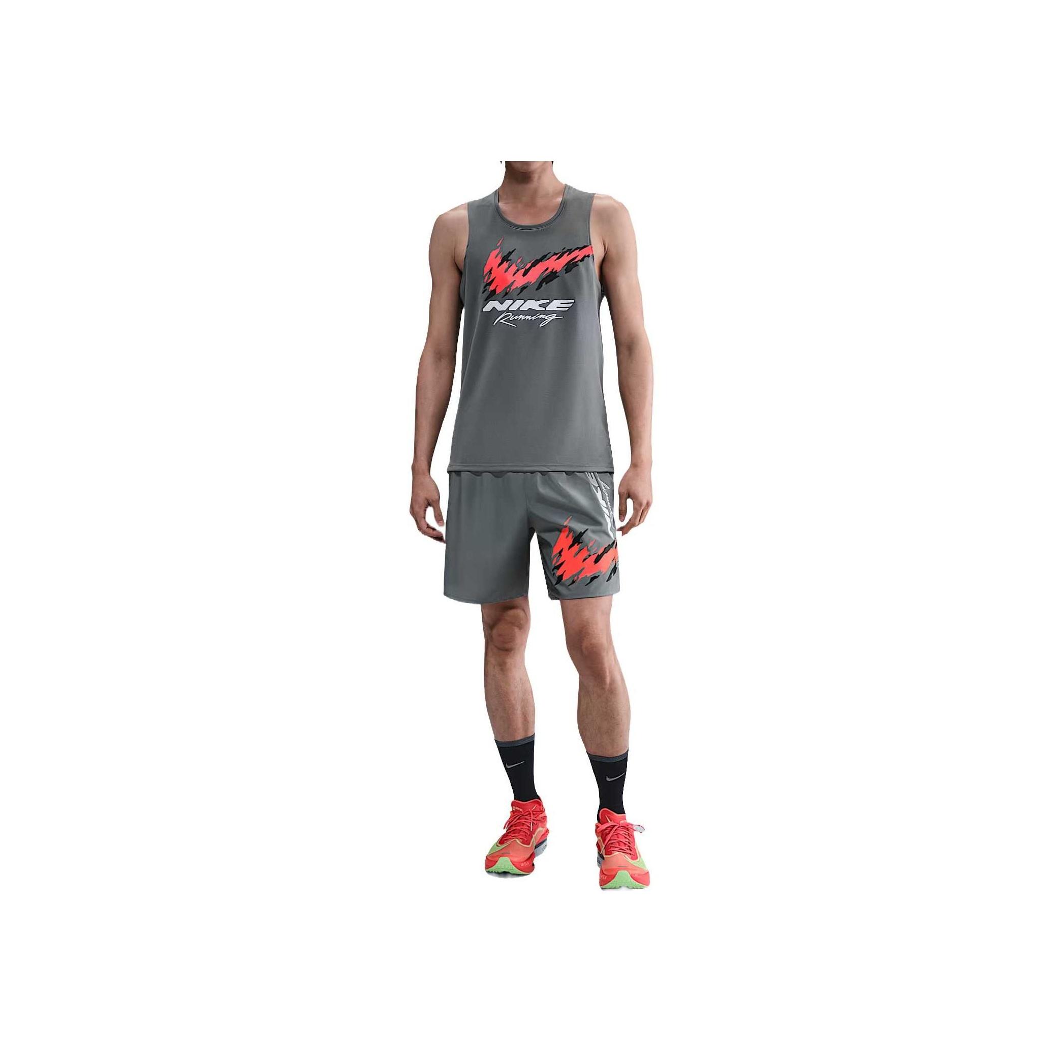 

Nike Miler Dri-Fit Fashion Simple Versatile Trendy Tank Top Men Tops HV6909-084 M