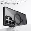 Suitable for Samsung S24ULTRA Mobile Phone Case Thin 360 Rotating Non Inductive Flat Bracket Magnetic Suction PC Sheath