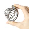 Small Metal Cock Cage Micro Stainless Steel Chastity Device Padlock Lockable Penis Ring Lock Sex Toy For Men BDSM Erotic Bondage