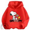 Kawaii Printed Hooded Sweatshirt Autumn Winter Casual Trendy Cartoon Kids Shirt Snoopy Children