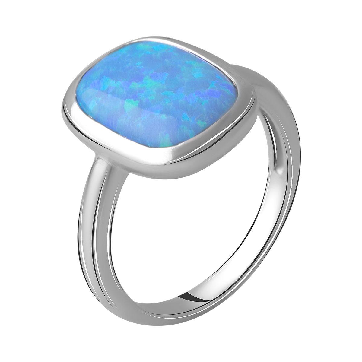 

Срібна каблучка з опалом 2.55ct (2060390) 4.14 гр. 925 проби 18.5