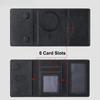 Men Magsafe Card Holder Unisex PU Leather Magnetic Cardholder Card Bag Wallet for Apple for Phone 16 15 14 13 12 Pro Max Mini