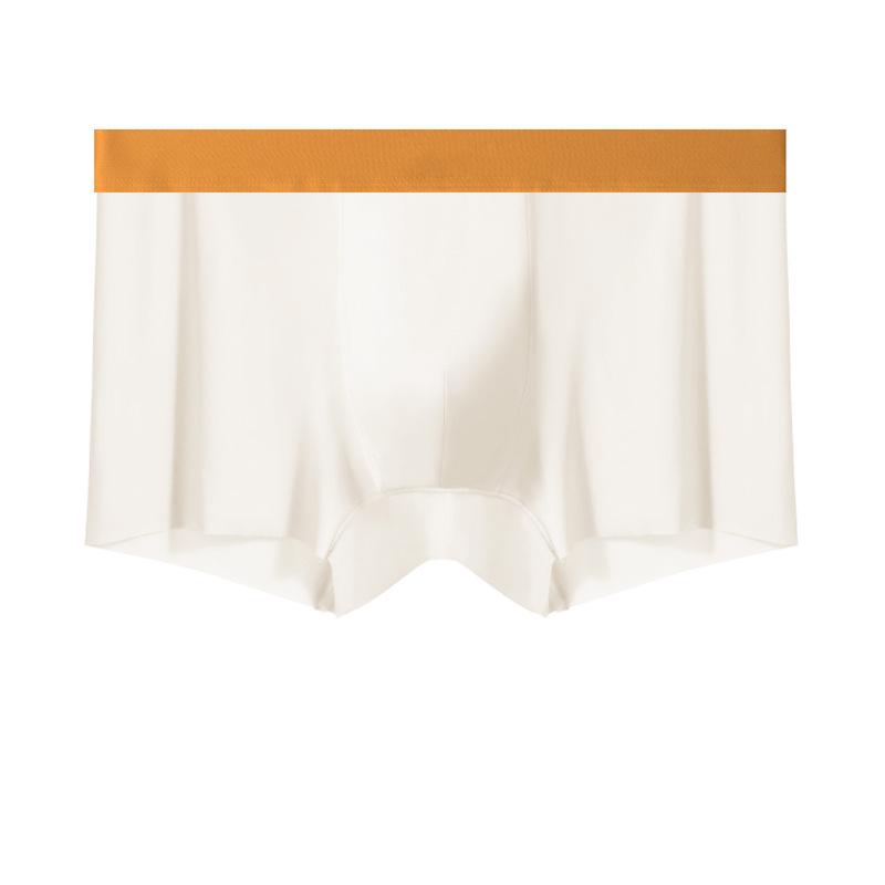 Men's 7A Antibacterial Long-Staple Cotton Underwear - Breathable, Solid Color, Pure Cotton