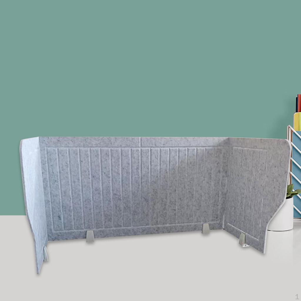 Desk Divider Sound Absorbing Increase Concentration Classroom Privacy Panel 60cmx50cmx50cm