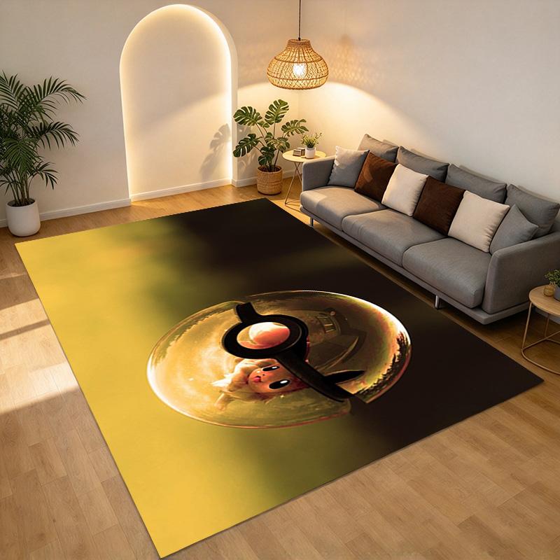 Pokeball Cat Living Room Nonslip Area Rug Soft Carpet For Bedroom Game Playroom Sofa Office Home Decor Doormat Christmas Gift C9291684