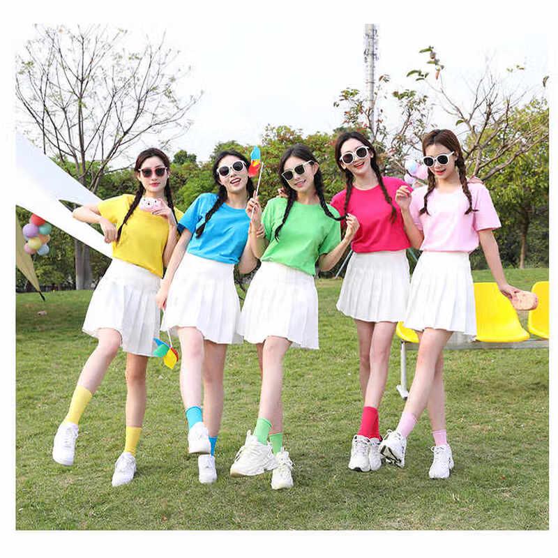 Skládaná sukně ve stylu K-Pop pro taneční a roztleskávačské uniformy