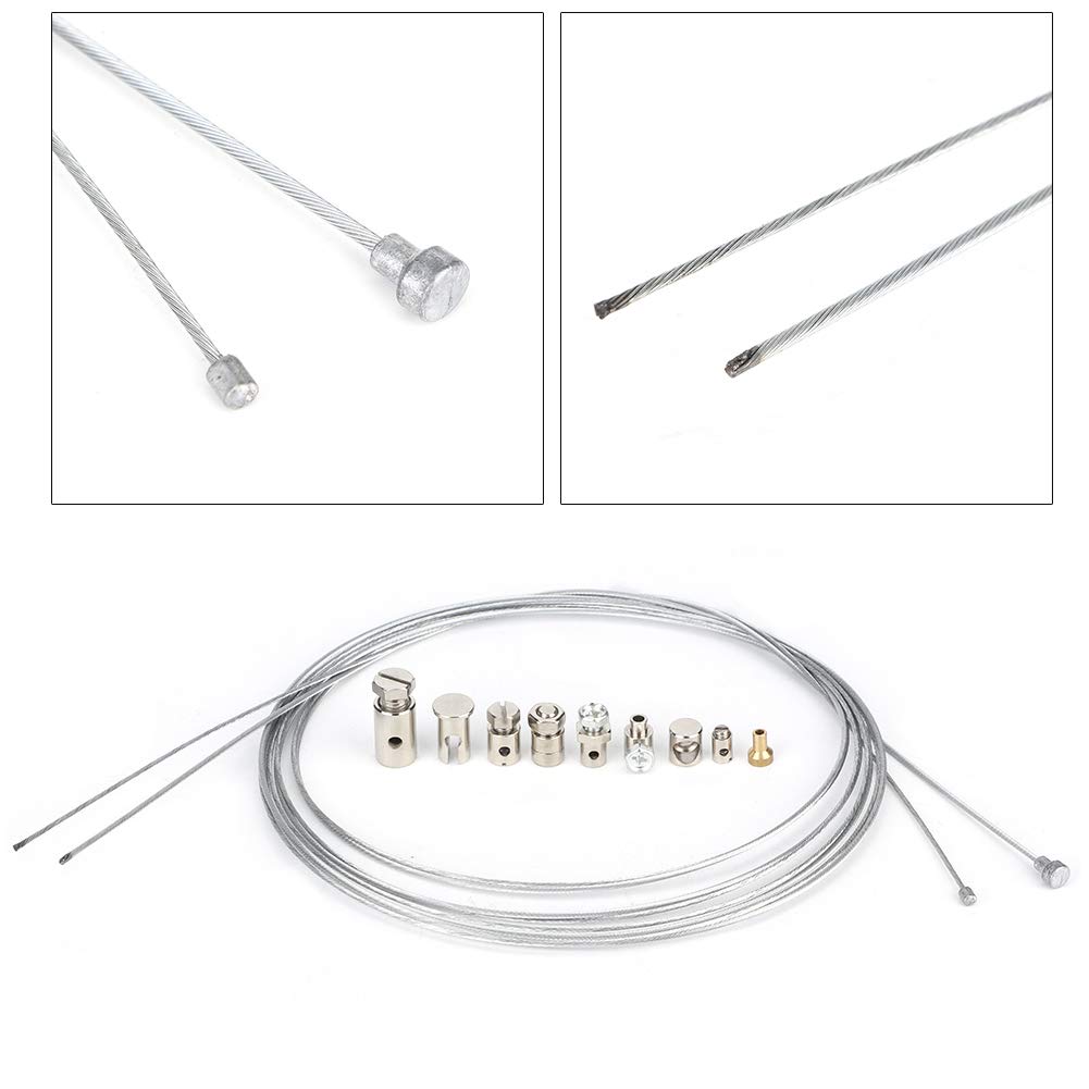 Clutch Cable Repair Kit, Motorcycle Emergency Brake Throttle Accelerator Cable Repair Kit Steel Universal